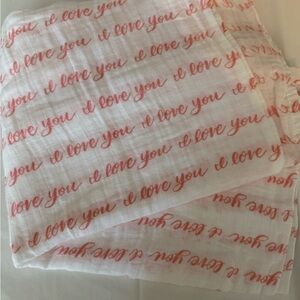 Cloud Island Pink and White Kids Blanket